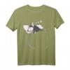 Husky schläft Schlummer Schlafanzug Oberteil - Lustiges Husky T-Shirt als Geburtstags- & Weihnachtsgeschenk für Hundeliebhaber