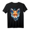Fuchsmotiv Schmetterling Kunst Tierliebe Grafik T-Shirt – Perfekt für Fuchsliebhaber und Tierfreunde