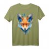 Fuchsmotiv Schmetterling Kunst Tierliebe Grafik T-Shirt – Perfekt für Fuchsliebhaber und Tierfreunde