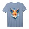 Fuchsmotiv Schmetterling Kunst Tierliebe Grafik T-Shirt – Perfekt für Fuchsliebhaber und Tierfreunde