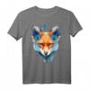Fuchsmotiv Schmetterling Kunst Tierliebe Grafik T-Shirt – Perfekt für Fuchsliebhaber und Tierfreunde
