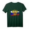 Russland Wappen mit Adler und Flagge T-Shirt – Stolz auf Russland zeigen