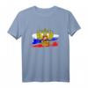 Russland Wappen mit Adler und Flagge T-Shirt – Stolz auf Russland zeigen