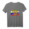 Russland Wappen mit Adler und Flagge T-Shirt – Stolz auf Russland zeigen