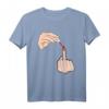 Lustiges Mittelfinger Stinkefinger T-Shirt - Freche Geschenkidee für Freunde und beste Freundin mit klarer Botschaft
