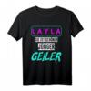 Mallorca Layla Party T-Shirt - Lustiges Urlaubsoutfit für Junggesellenabschied, Bierparty & Mallorca Crew