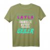 Mallorca Layla Party T-Shirt - Lustiges Urlaubsoutfit für Junggesellenabschied, Bierparty & Mallorca Crew