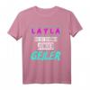 Mallorca Layla Party T-Shirt - Lustiges Urlaubsoutfit für Junggesellenabschied, Bierparty & Mallorca Crew
