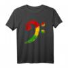 Reggae Bass Gitarre Bassschlüssel T-Shirt für Bassisten - Perfektes Geschenk für Musiker, Reggae- und Rasta-Fans