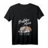 Damen Lustiges Englische Bulldogge Geschenk - Bulldog Mom T-Shirt mit V-Ausschnitt für Hundeliebhaberinnen & Züchterinnen