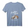 Damen Lustiges Englische Bulldogge Geschenk - Bulldog Mom T-Shirt mit V-Ausschnitt für Hundeliebhaberinnen & Züchterinnen