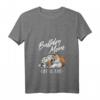Damen Lustiges Englische Bulldogge Geschenk - Bulldog Mom T-Shirt mit V-Ausschnitt für Hundeliebhaberinnen & Züchterinnen