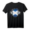 Schottland Patriotisch T-Shirt mit Schottischer Flagge – Souvenir & Supportershirt für Fans, Reisen & Geschenke