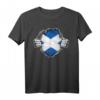 Schottland Patriotisch T-Shirt mit Schottischer Flagge – Souvenir & Supportershirt für Fans, Reisen & Geschenke
