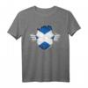 Schottland Patriotisch T-Shirt mit Schottischer Flagge – Souvenir & Supportershirt für Fans, Reisen & Geschenke