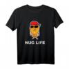Chicken Nuggets T-Shirt - NUG LIFE lustiges Lebensmittel-Design für Junk Food Fans, Hühnerliebhaber & als Geschenk zu Weihnachten, Geburtstag, Valentinstag, Vatertag oder Muttertag