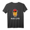 Chicken Nuggets T-Shirt - NUG LIFE lustiges Lebensmittel-Design für Junk Food Fans, Hühnerliebhaber & als Geschenk zu Weihnachten, Geburtstag, Valentinstag, Vatertag oder Muttertag