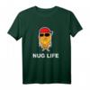 Chicken Nuggets T-Shirt - NUG LIFE lustiges Lebensmittel-Design für Junk Food Fans, Hühnerliebhaber & als Geschenk zu Weihnachten, Geburtstag, Valentinstag, Vatertag oder Muttertag