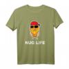 Chicken Nuggets T-Shirt - NUG LIFE lustiges Lebensmittel-Design für Junk Food Fans, Hühnerliebhaber & als Geschenk zu Weihnachten, Geburtstag, Valentinstag, Vatertag oder Muttertag