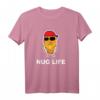 Chicken Nuggets T-Shirt - NUG LIFE lustiges Lebensmittel-Design für Junk Food Fans, Hühnerliebhaber & als Geschenk zu Weihnachten, Geburtstag, Valentinstag, Vatertag oder Muttertag