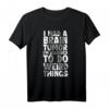 Ich hatte einen Gehirntumor Ich darf seltsame Dinge tun - Bewusstseins- und Unterstützungs-T-Shirt für Gehirnkrebs-Kämpfer und Überlebende