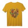 Anatomisches Herz und Blumen T-Shirt – Lustiges Medizin-Design für Ärzte, Kardiologen, Familien und Liebesbeweis