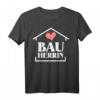 Bauherrin T-Shirt - Chefin der Baustelle & Bauleiterin Shirt, Perfektes Geschenk für Bauprojekt-Frauen zum Geburtstag oder Baubeginn