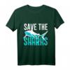 Save the Sharks Hai Schutz Artenschutz T-Shirt - Für Meeresschützer, Taucher und Umweltaktivisten