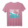 Save the Sharks Hai Schutz Artenschutz T-Shirt - Für Meeresschützer, Taucher und Umweltaktivisten