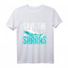 Save the Sharks Hai Schutz Artenschutz T-Shirt - Für Meeresschützer, Taucher und Umweltaktivisten