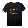 Guncle Definition Regenbogen lustiges Geschenk für Schwule Onkel - Humorvolles LGBT T-Shirt für Pride, Geburtstage & Weihnachten