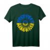 Frieden in der Ukraine Sonnenblume Beunruhigt T-Shirt – Unterstützendes Geschenk in Blau und Gelb für ukrainisches Herz