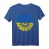 Frieden in der Ukraine Sonnenblume Beunruhigt T-Shirt – Unterstützendes Geschenk in Blau und Gelb für ukrainisches Herz
