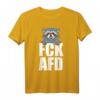 FCK AFD Design Gegen Rassismus & Faschismus - Lustiges Waschbär T-Shirt für Demonstrationen & Proteste gegen Rechts