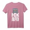 FCK AFD Design Gegen Rassismus & Faschismus - Lustiges Waschbär T-Shirt für Demonstrationen & Proteste gegen Rechts