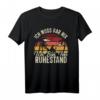 Ruhestand Rente - Ich muss gar nix Ich bin im Ruhestand T-Shirt - Lustiges Vintage Design als Geschenkidee für den Eintritt in die Rente