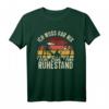 Ruhestand Rente - Ich muss gar nix Ich bin im Ruhestand T-Shirt - Lustiges Vintage Design als Geschenkidee für den Eintritt in die Rente