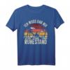 Ruhestand Rente - Ich muss gar nix Ich bin im Ruhestand T-Shirt - Lustiges Vintage Design als Geschenkidee für den Eintritt in die Rente