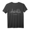 London Skyline Silhouette T-Shirt – Perfektes Souvenir & Geschenkidee für London-Reisende, Touristen & Großstadtliebhaber