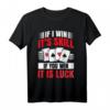 Poker Geschenk Kostüm für Herren in Texas - T-Shirt mit Pokerface, Royal Flush & Casino Motiven für Las Vegas Urlaub & Pokerabende