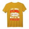Poker Geschenk Kostüm für Herren in Texas - T-Shirt mit Pokerface, Royal Flush & Casino Motiven für Las Vegas Urlaub & Pokerabende