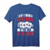Poker Geschenk Kostüm für Herren in Texas - T-Shirt mit Pokerface, Royal Flush & Casino Motiven für Las Vegas Urlaub & Pokerabende