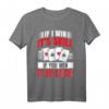 Poker Geschenk Kostüm für Herren in Texas - T-Shirt mit Pokerface, Royal Flush & Casino Motiven für Las Vegas Urlaub & Pokerabende