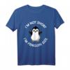 Ich bin nicht kurz, ich bin Pinguin-Größe - Lustiges Pinguin T-Shirt für Freunde, Familie und besondere Anlässe