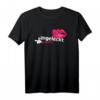 Partnerlook T-Shirt mit Mund & Zunge - Lustiger Spruch 'Angeleckt Meins' für Paare zum Valentinstag, Jahrestag & Verlobung