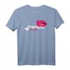 Partnerlook T-Shirt mit Mund & Zunge - Lustiger Spruch 'Angeleckt Meins' für Paare zum Valentinstag, Jahrestag & Verlobung
