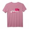 Partnerlook T-Shirt mit Mund & Zunge - Lustiger Spruch 'Angeleckt Meins' für Paare zum Valentinstag, Jahrestag & Verlobung