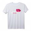 Partnerlook T-Shirt mit Mund & Zunge - Lustiger Spruch 'Angeleckt Meins' für Paare zum Valentinstag, Jahrestag & Verlobung