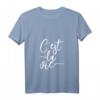 Damen T-Shirt mit französischem Spruch 'C'est La Vie' - Trendiges V-Ausschnitt Shirt für Frauen, Mädchen und junge Erwachsene