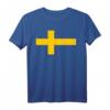 Schweden Sweden Sverige Fußball Fan T-Shirt mit schwedischer Flagge – Perfekt für alle Fans und Supporter bei Großevents